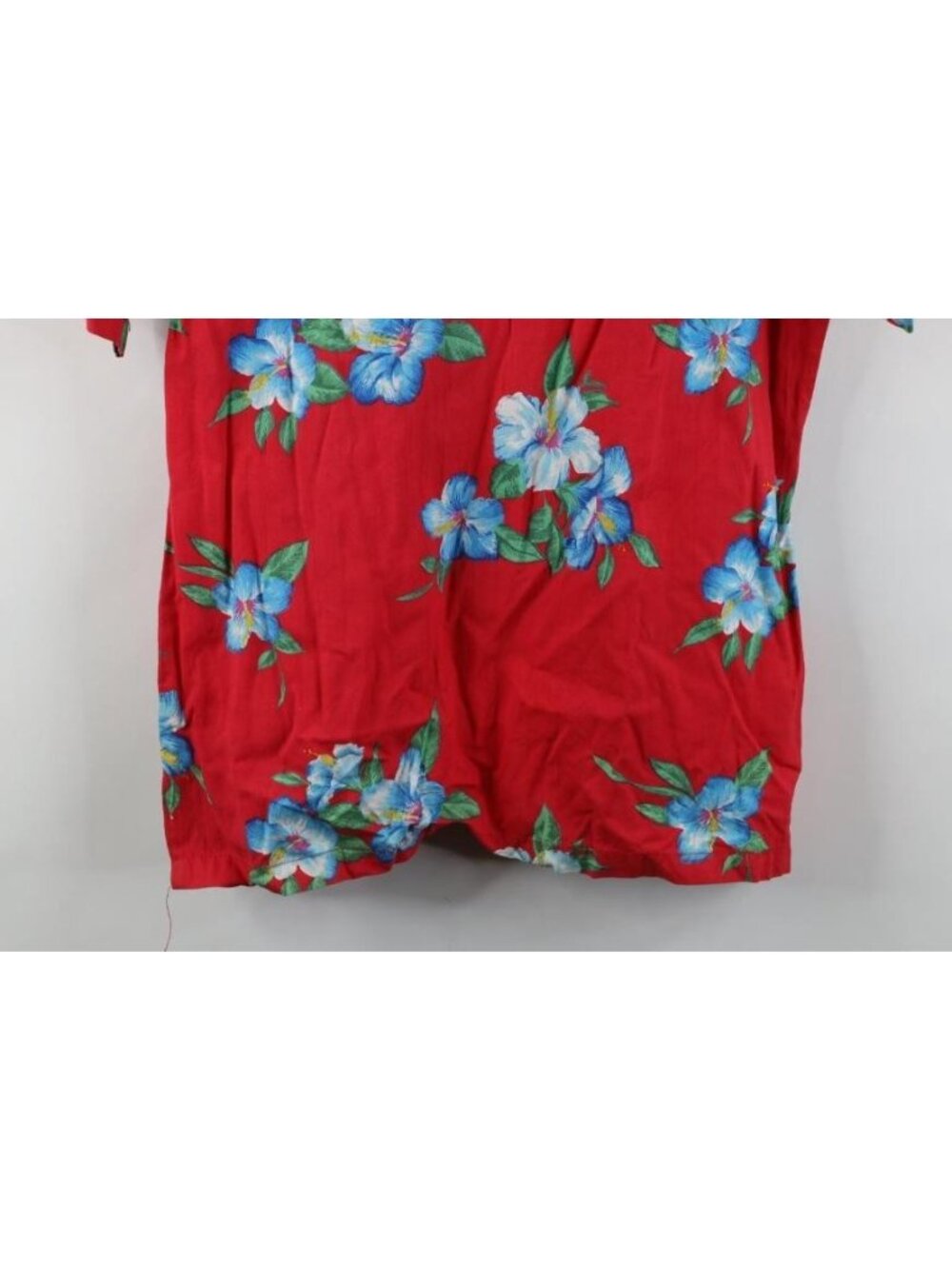 Vtg 70s 80s Streetwear Mens Medium Rayon Gabardine Flower Hawaiian Button Shirt - Picture 13 of 13
